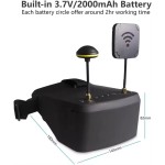 LS-800D DVR 5 pollici staccabile Drone 5.8G diversità cuffie auricolari costruire in accessori per Drone
